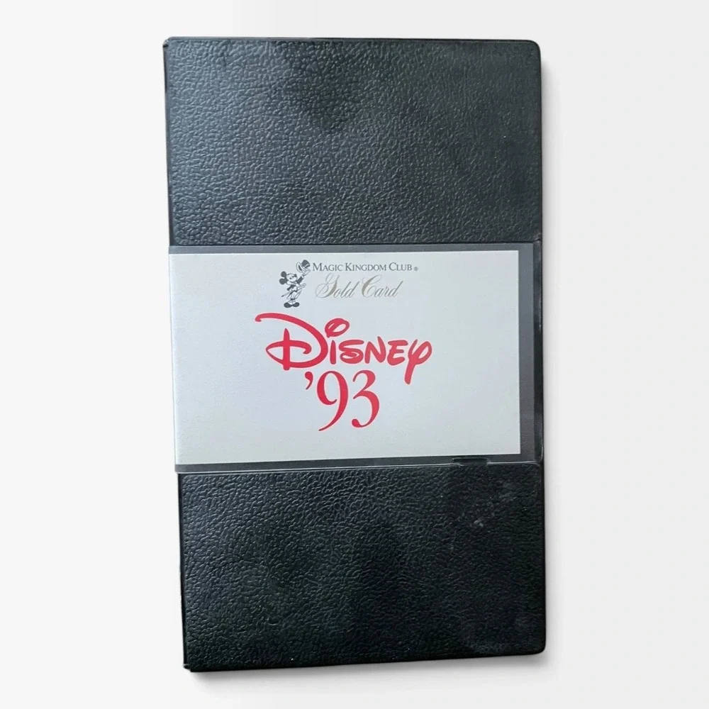 Disney 1993 Magic Kingdom Club Gold Card VHS Video Tape Rare Vintage Collector